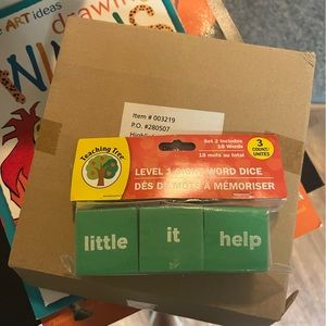 Level 1 Sight Word Dice Green